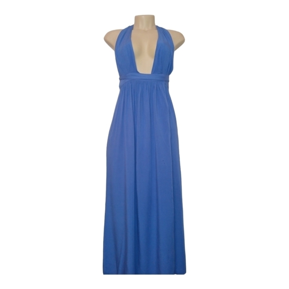 Lulu’s Magical Movement Periwinkle Blue Wrap Maxi Dress Lulu's - Picture 9 of 9